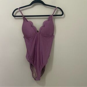 Adriana Degreas Mauve Lined Swim or Swimwear Piece